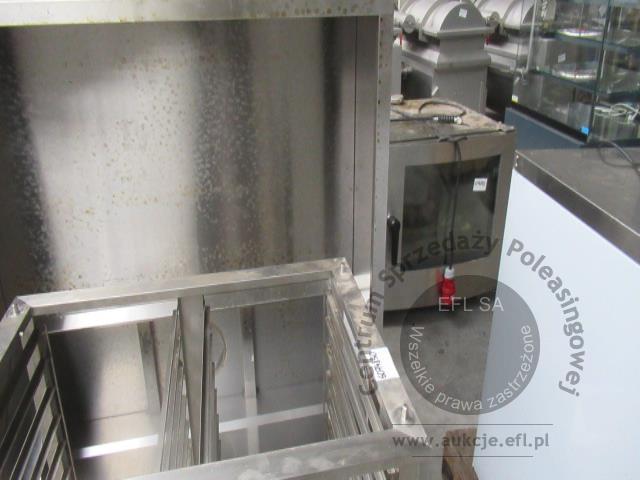 4 - Elektryczny piec konwekcyjno parowy bojlerowy RM GASTRO / RETIGO model 2E0611IA 2022r + podstawa + okap