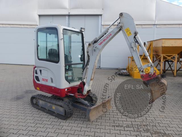 1 - Koparka gąsienicowa TAKEUCHI TB216 2021r.