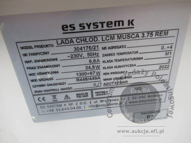 7 - Lada chłodnicza ES SYSTEM K zestaw 2 szt.  2022r.