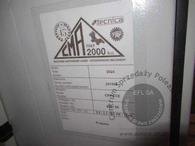 15 - Automatyczna wiertarko-frezarka CMA2000 srl.  2024r.