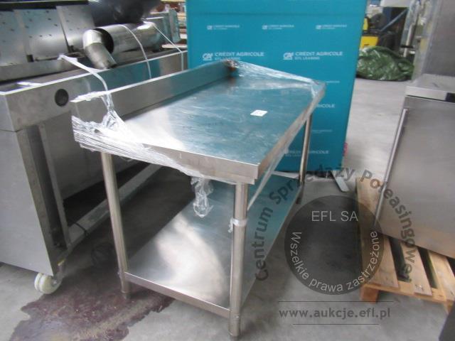 1 - Stół centralny z półką i z rantem 1400x700x850