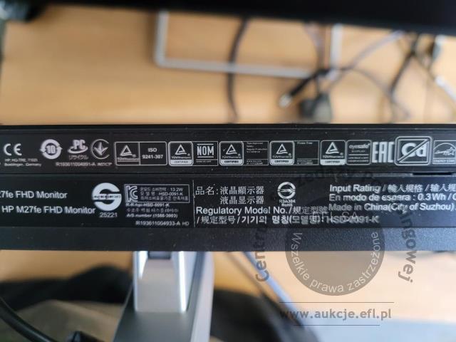 13 - Komputer HP Pro Mini 260 G9 z monitorem HP M27fe