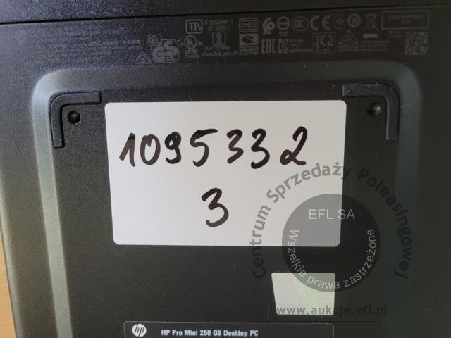 4 - Komputer HP Pro Mini 260 G9 z monitorem HP M27fe
