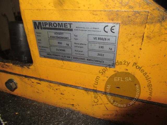 8 - Zawiesie podciśnieniowe Mipromet typ VE 850/6H 2022r.