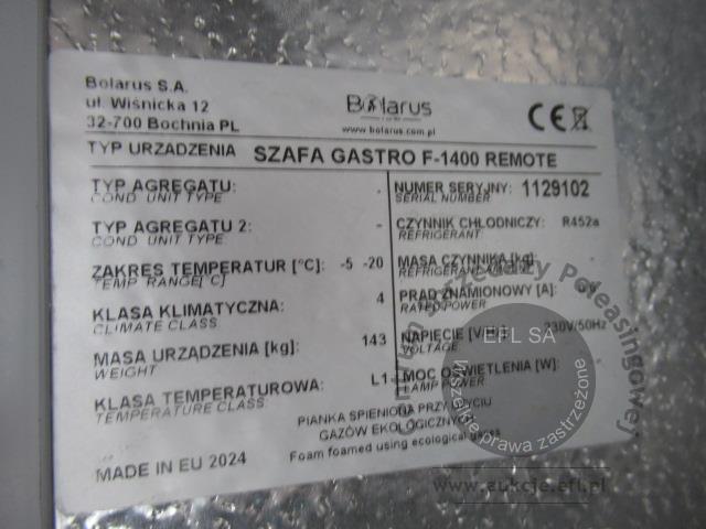 5 - Szafa mroźnicza BOLARUS Gastro F-1400 Remote 2024r.
