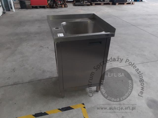 8 - Stół ze zlewem 1 kom. drzwi skrzydłowe 600x600x850