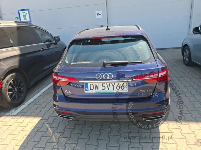 5 - Audi A4 35 TDI mHEV S tronic 2023r. DW5VY66 Pojazd znajduje się w firmie MDM AUTO sp. z o.o. ul. Morska 78A, 81-225 Gdynia