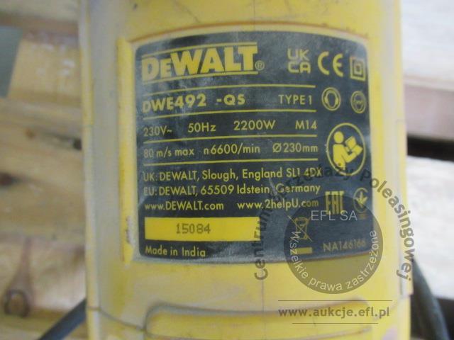 4 - Szlifierka kątowa DEWALT - DWE492-QS
