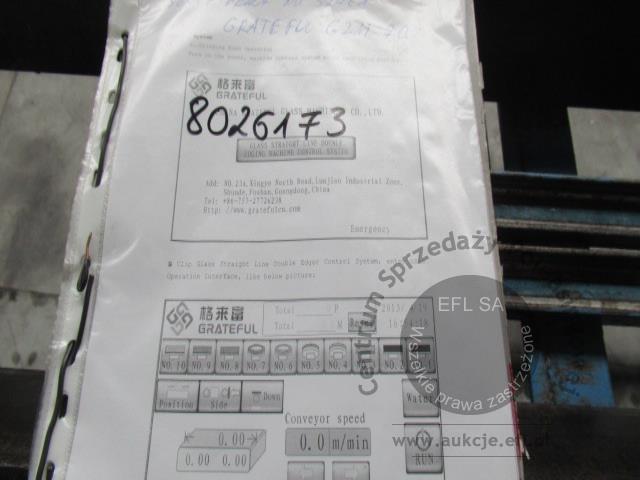 15 - Szlifierka do fazowania szkła GRATEFUL TYP GZM 20  2019r.