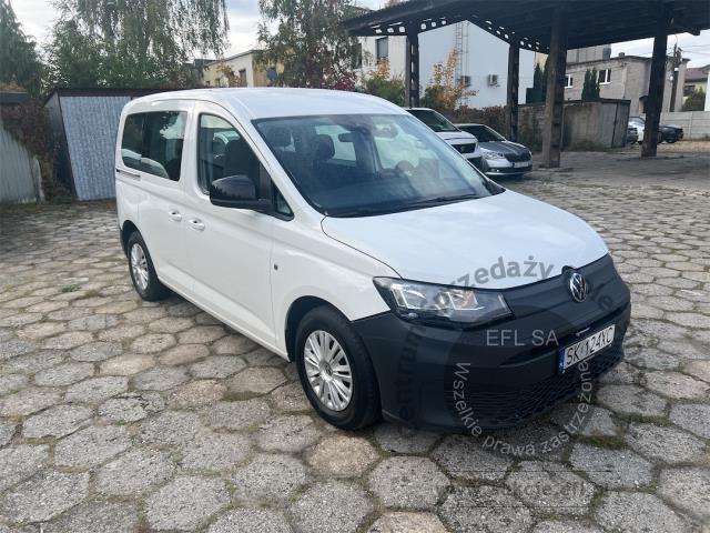 4 - Volkswagen Caddy osobowy Caddy 2.0 TDI 2022r. SK124XC Pojazd znajduje się w firmie ERAC sp. z o.o. Małachowskiego 16, 40-689 Katowice