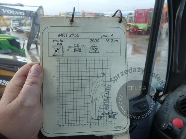 19 - Ładowarka teleskopowa obrotowa Manitou 2008r.