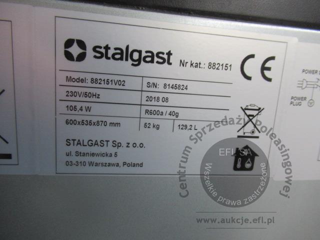3 - Szafa chłodnicza  Stalgast typ 882151V02 2018r.