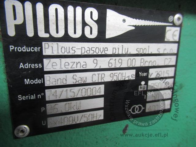 14 - Trak piła taśmowa PILOUS model CTR 950 H 2015r.