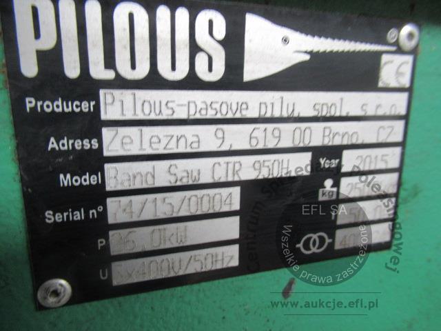 15 - Trak piła taśmowa PILOUS model CTR 950 H 2015r.