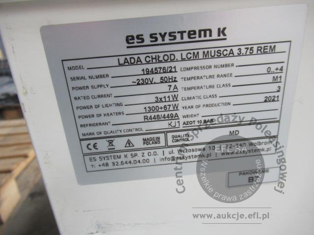 9 - Lada chłodnicza ES SYSTEM K
