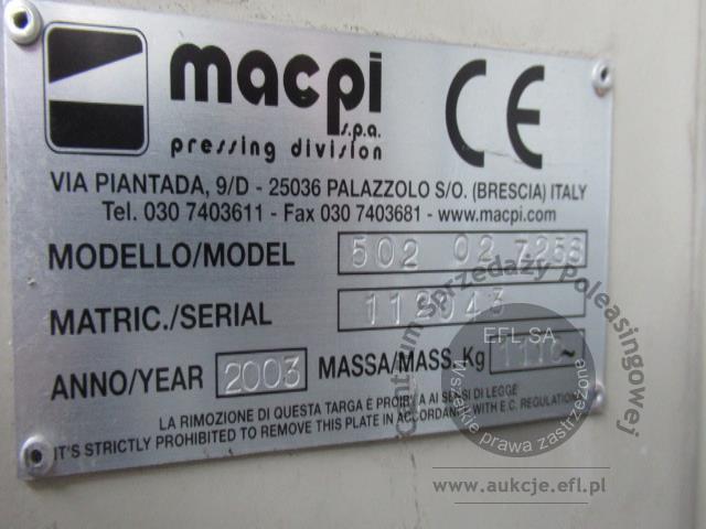 16 - Linia do prasowania odzieży - marynarek, żakietów