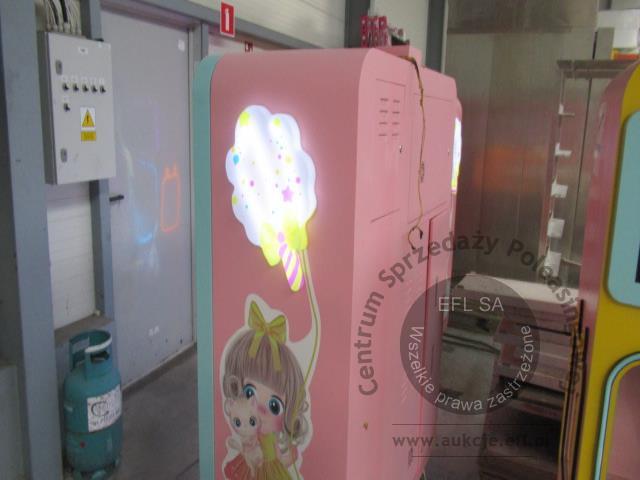 7 - Automat vendingowy do waty cukrowej CT-606
