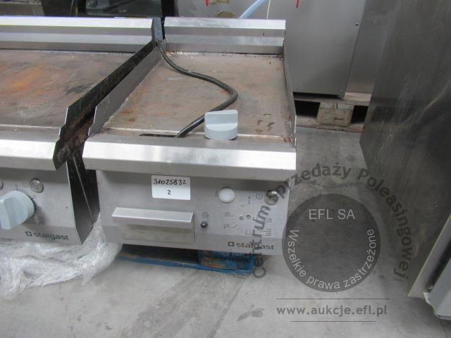 1 - Płyta grillowa elektryczna gładka 400 Stalgast 2021r.
