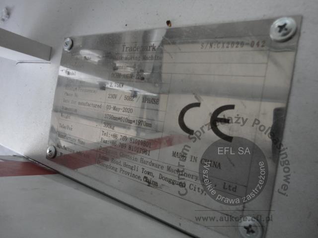 12 - 2 sekcyjna linia do produkcji maseczek ochronnych 2020r.