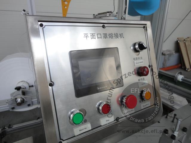 21 - 2 sekcyjna linia do produkcji maseczek ochronnych 2020r.