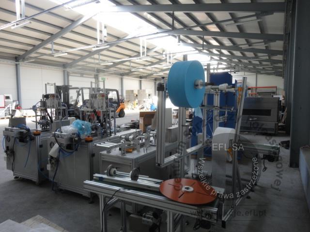 4 - 2 sekcyjna linia do produkcji maseczek ochronnych 2020r.
