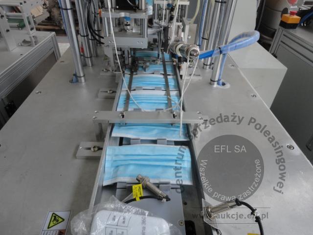 32 - 2 sekcyjna linia do produkcji maseczek ochronnych 2020r.