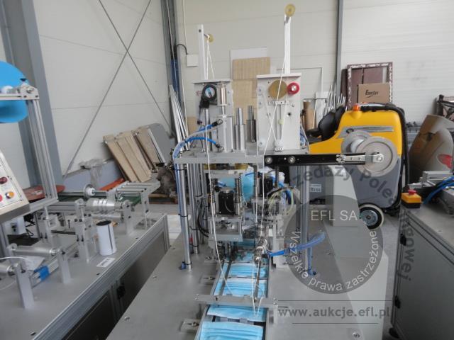 34 - 2 sekcyjna linia do produkcji maseczek ochronnych 2020r.