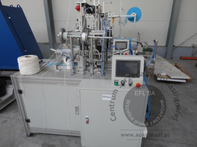 40 - 2 sekcyjna linia do produkcji maseczek ochronnych 2020r.