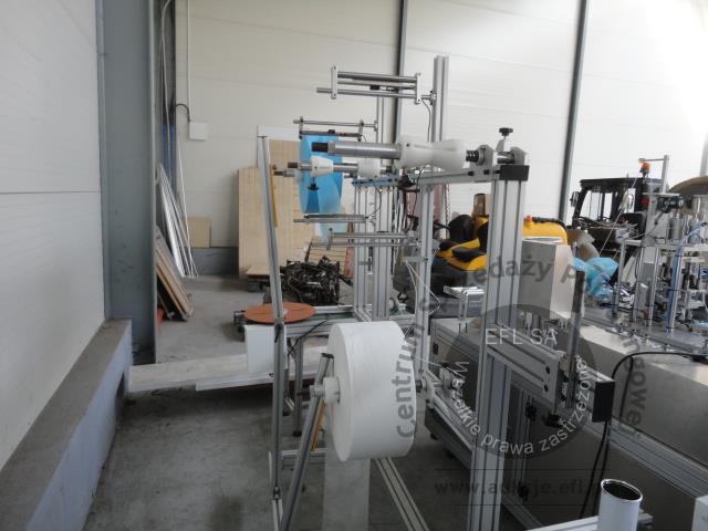 5 - 2 sekcyjna linia do produkcji maseczek ochronnych 2020r.