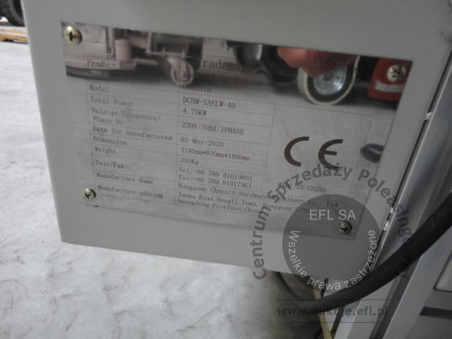 43 - 2 sekcyjna linia do produkcji maseczek ochronnych 2020r.