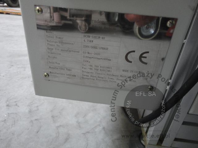 44 - 2 sekcyjna linia do produkcji maseczek ochronnych 2020r.