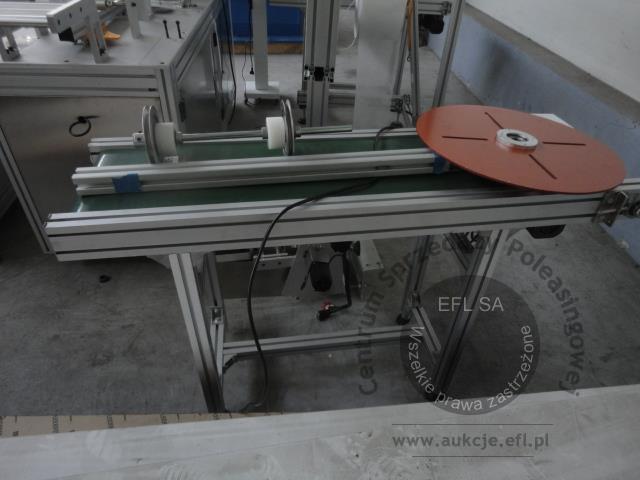 9 - 2 sekcyjna linia do produkcji maseczek ochronnych 2020r.