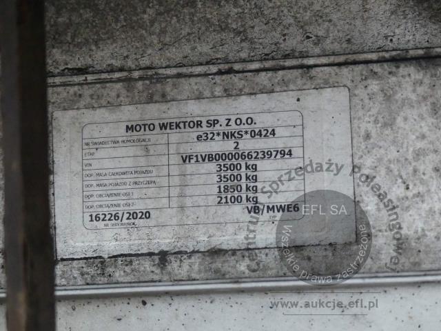 4 - RENAULT / MOTOWEKTOR MASTER 2.3 DCI 163KM SKRZYNIA 2020r.
