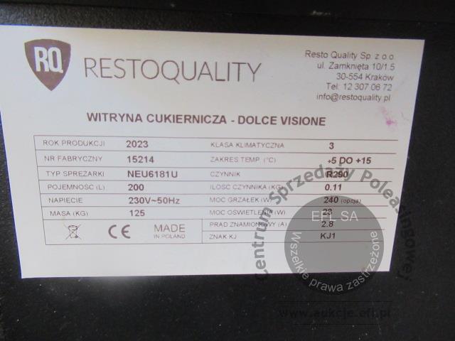 6 - Witryna cukiernicza Dolce Visione 700 - 2szt 2023r.