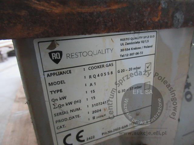 6 - Taboret gazowy 1 palnikowy Resto Quality RQ40558 2024r.