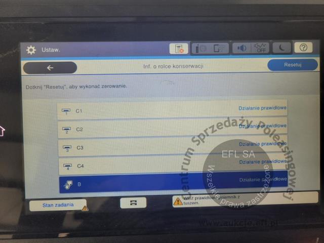 12 - Urządzenie wielofunkcyjne EPSON WF-C20750  2024r.