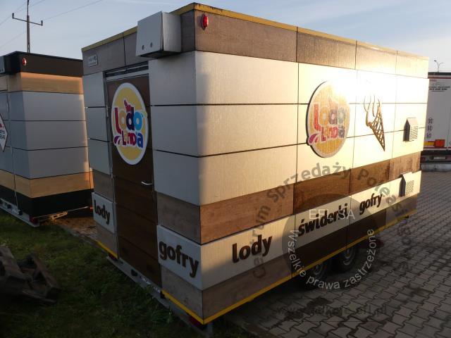 3 - Przyczepa gastronomiczna "LODY GOFRY" NIEWIADÓW B3500 2022r.