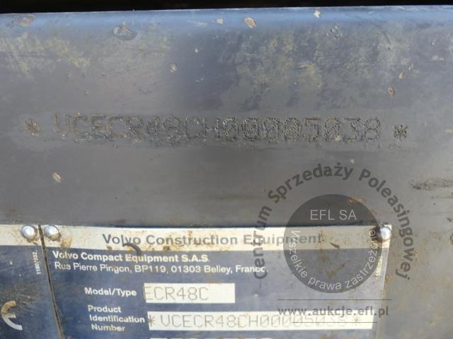 9 - Koparka gąsienicowa VOLVO ECR 48 2008r.
