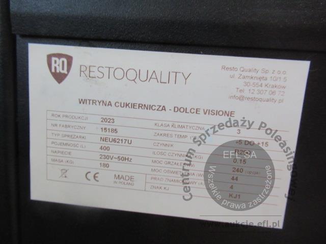 4 - Witryna chłodnicza -cukiernicza RESTO QUALITY 2023r.
