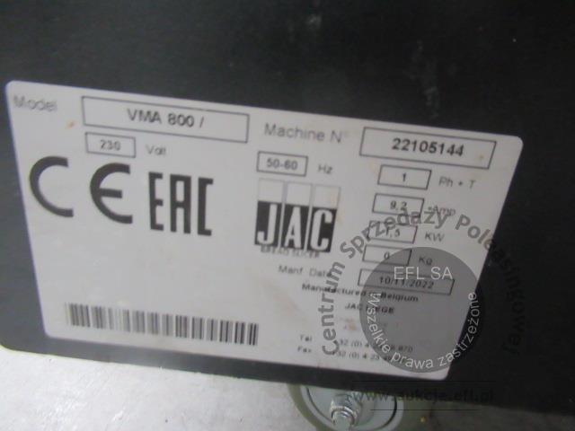 8 - Krajalnica tarczowa JAC model VMA 800 2022r.