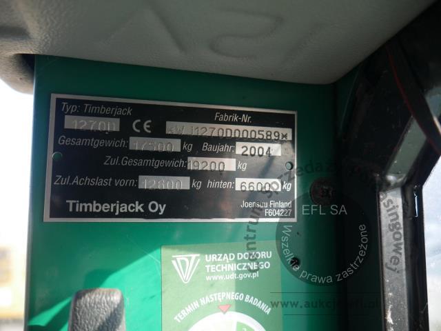 35 - Kombajn zrębowy Timberjack 1270D 2004r.