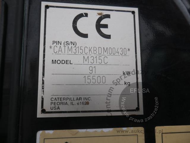 21 - Koparka kołowa Caterpillar M315C 2003r.