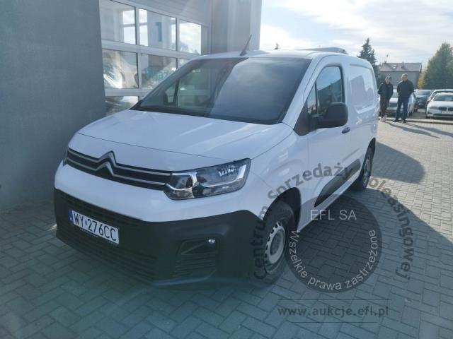 1 - Citroen Berlingo Van 1.5 BlueHDi M Clu 2021r. WY276CC  UWAGA!! Pojazd znajduje się w lokalizacji: Janki, Al. Krakowska 52, 05-090 Janki