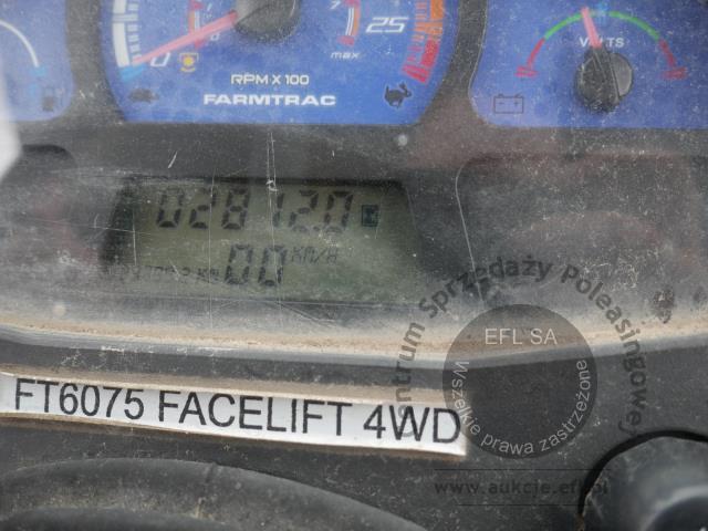 12 - Ciągnik rolniczy FARMTRAC  6075DTN  2015r.