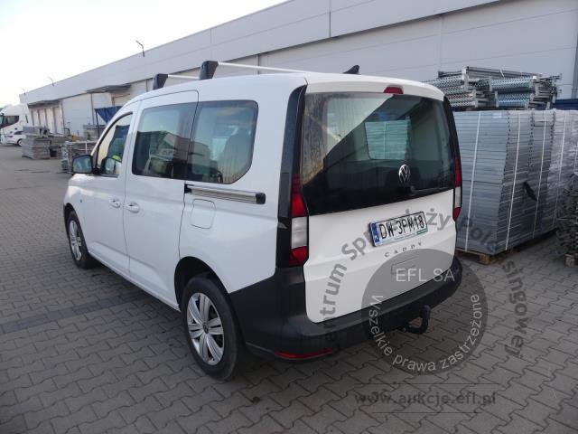 6 - Volkswagen Caddy 2.0 TDI Kombi 2021r. DW3PM18 UWAGA!! Pojazd znajduje się w lokalizacji: Warszawa, Al. Krakowska 7, 02-183 Warszawa