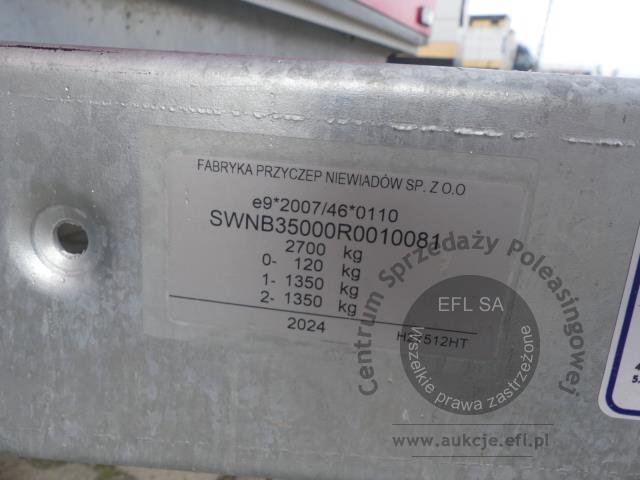 39 - Przyczepa gastronomiczna "KEBAB" NIEWIADÓW  2024r.