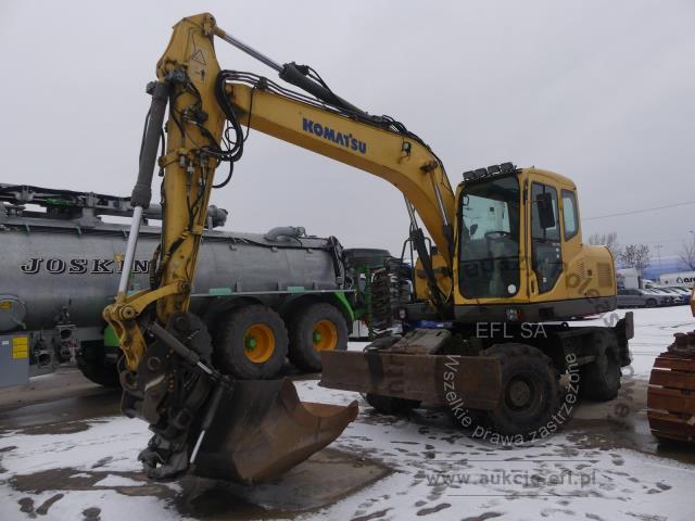 1 - Koparka kołowa Komatsu PW140-7  2009r.