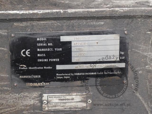 14 - Koparka kołowa Komatsu PW140-7  2009r.