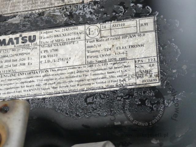 19 - Koparka kołowa Komatsu PW140-7  2009r.