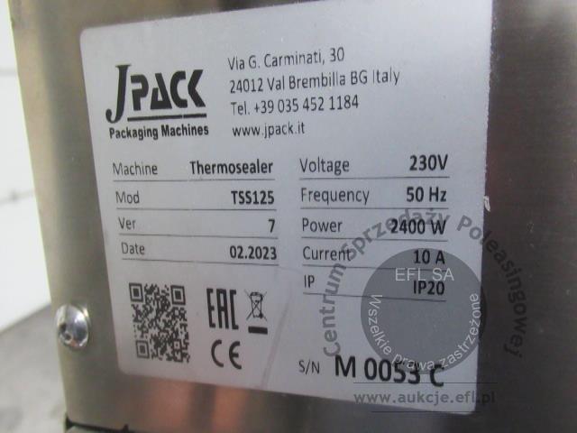 14 - Maszyna pakująca - półautomatyczna zgrzewarka term 2023r.